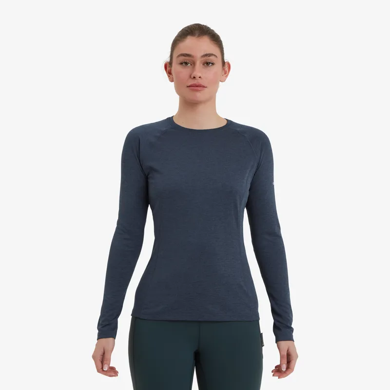 Montane Womens Dart Long Sleeved T-Shirt - Eclipse Blue-1